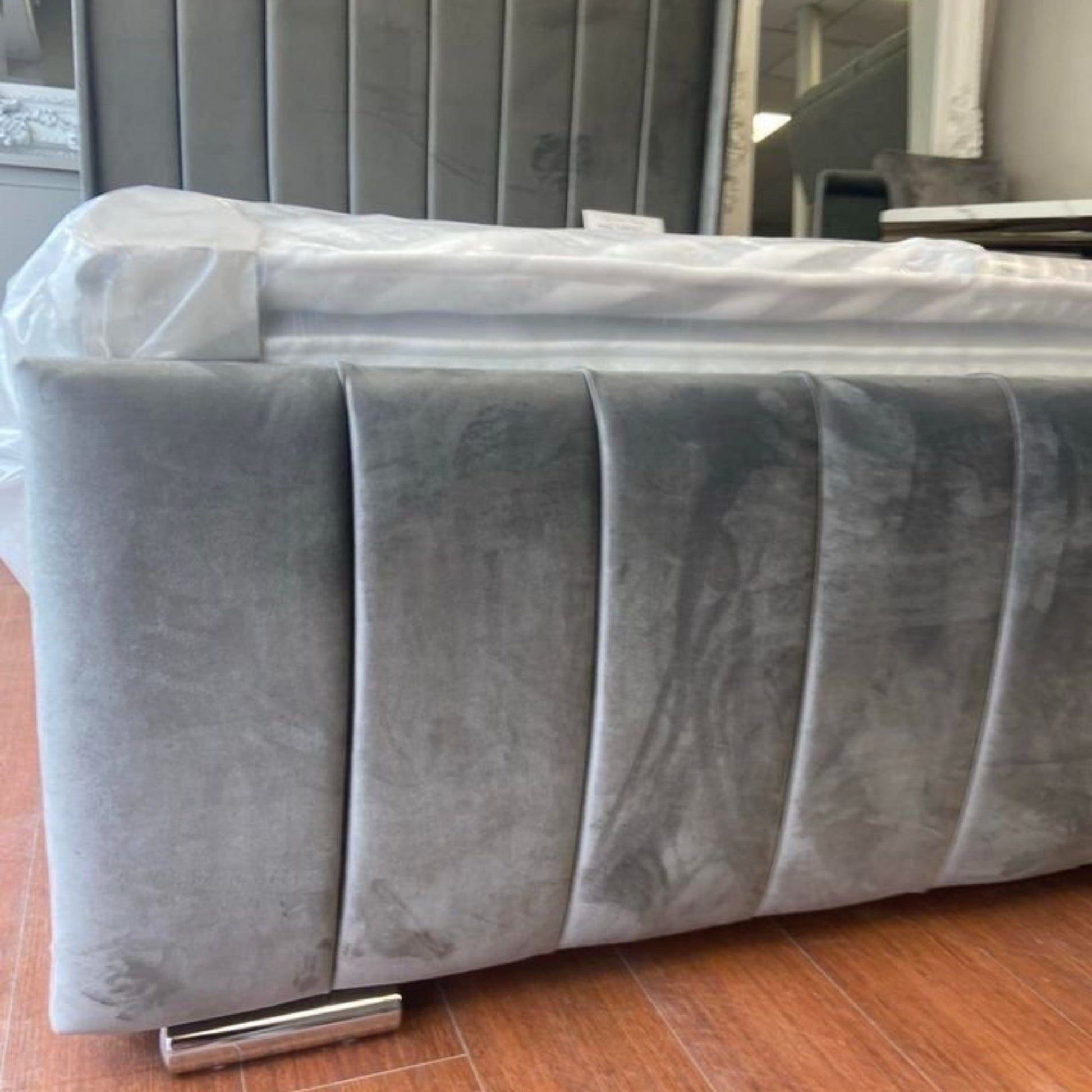 Supreme Panel Wingback Bed Beds-Hub