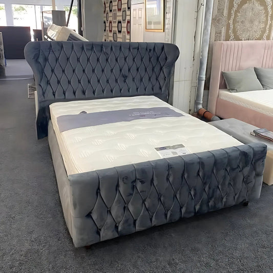 Elite Oxford Wing Bed Beds-Hub