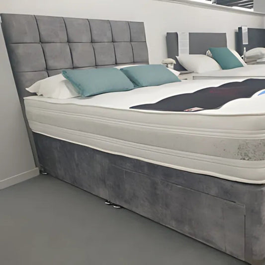 Panache Marble Divan Bed Beds-Hub