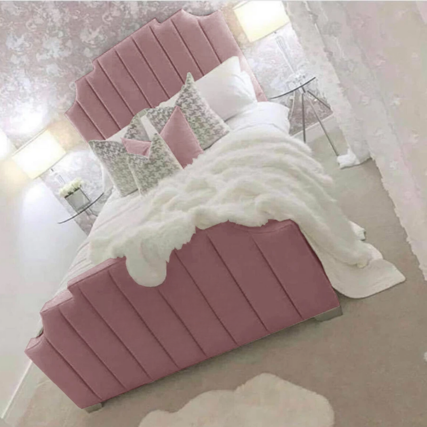 Arizona Luxury Plush Velvet Bed - 01
