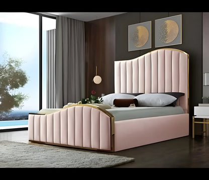 Golden Wave Royale Bed Premium Upholstered Bed Frame