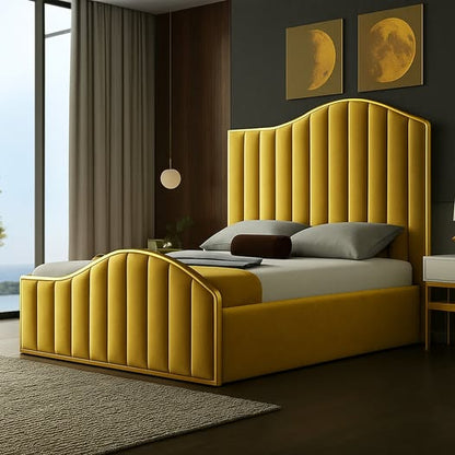 Golden Wave Royale Bed Premium Upholstered Bed Frame