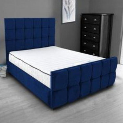 Gilt edge Beds Cube Fabric Bed Frame 02