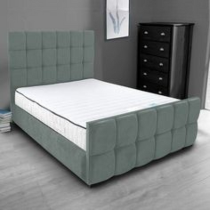 Gilt edge Beds Cube Fabric Bed Frame 02